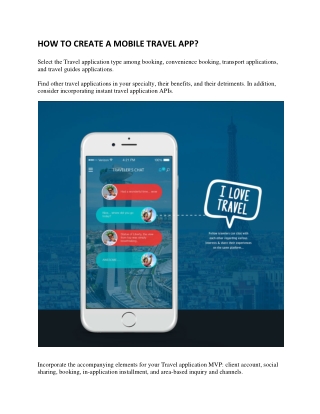 HOW TO CREATE A MOBILE TRAVEL APP-converted