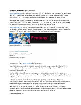 Buy opioid medicine^- opioid medicine