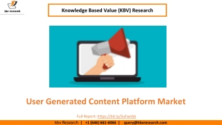 The Global User Generated Content Platform Market is Estimated to Reach USD 13.7