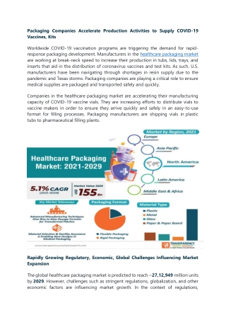 healthcare packaging market