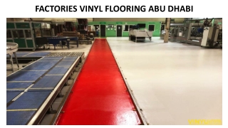 Factories Vinyl Flooring Abu Dhabi