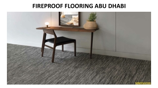 FIREPROOF FLOORING