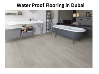 Water Proof Flooring in Dubai
