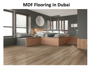 MDF Flooring in Dubai
