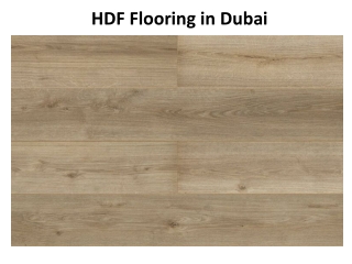 HDF Flooring in Dubai