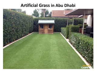 Artificial Grass in Dubai
