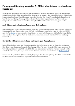System 180 Möbel bei Design-Kiste.de
