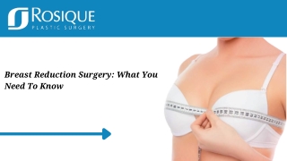 Get breast reduction surgery by Dr. Rodrigo Rosique!
