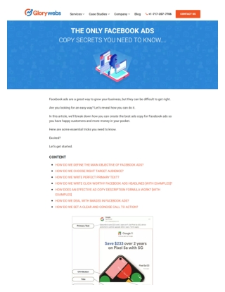 Facebook Ads Copy Secrets you Need to Know