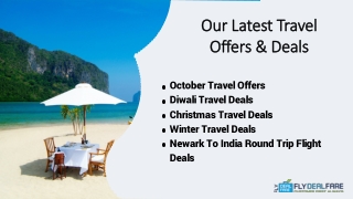 Great Deals on Flight Tickets From USA to India - Fly Deal Fare