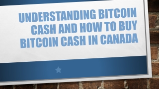 Understanding Bitcoin Cash And How To Buy Bitcoin Cash In Canada