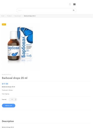 Barboval drops 25 ml