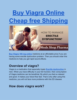 Buy Viagra Online Cheap free Shipping