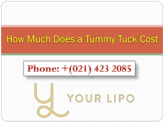 How Much Does a Tummy Tuck Cost