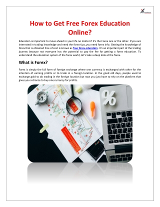How to Get Free Forex Education Online