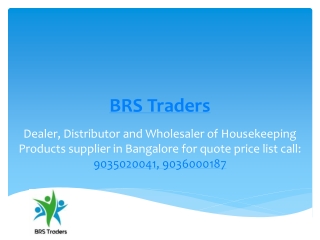 Distributor, Wholesaler | Housekeeping Products | Supplier Bangalore