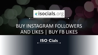 Buy Instagram Followers And Likes Buy FB Likes