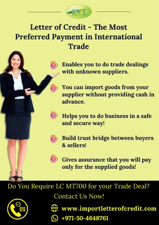 Infographics: Letter of Credit – Best Payment Term in International Trade