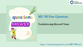 2021 Free Microsoft MS-740 Practice Test Questions