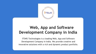 Web, App and Software Development Company in India-converted