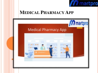 Medical Pharmacy App