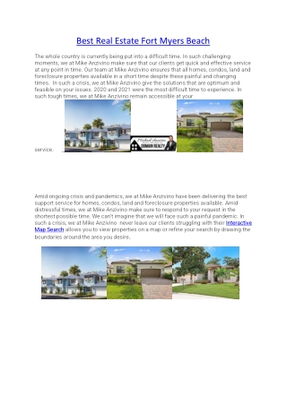 Best Real Estate Fort Myers Beach