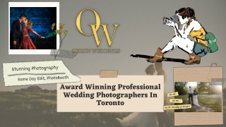 Things to be consider before hiring Wedding Photographers Toronto