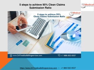 5 steps to achieve 95% Clean Claims Submission Ratio