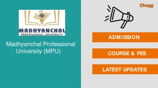 Madhyanchal Professional University