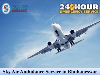 Obtain the Safest Air Ambulance from Bhubaneswar at Any Time