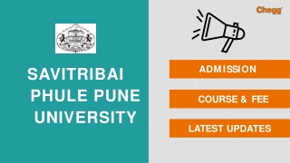 Savitribai Phule Pune University-[SPPU], Pune