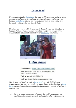 Latin Band