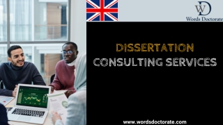 Dissertation Consulting Services - Words Doctorate