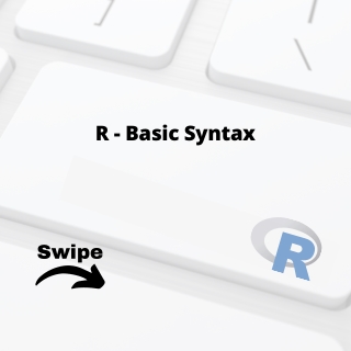 R - Basic Syntax