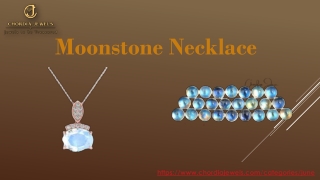 Get unique Moonstone Necklace at affordable price from Chordia Jewels