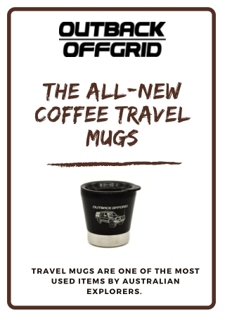 Aussie Outback Supplies | Coffee Travel Mugs | Outback Offgrid