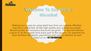 Sex Toys In Mumbai | Call  91 9883986018  | Goldsextoy