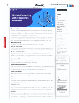 What is GST e-invoicing and How e-invoicing can help your business?