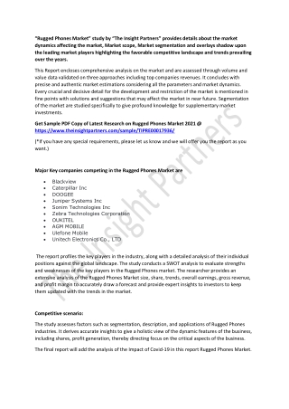 Rugged Phones Market