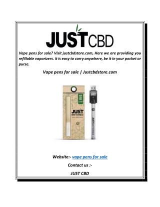 Vape pens for sale  Justcbdstore.com