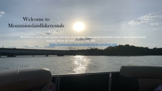 Pontoon boat rental charlotte