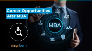 Career Opportunities After MBA | Career Options After MBA | MBA Career Paths |