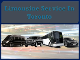 Limousine Service In Toronto