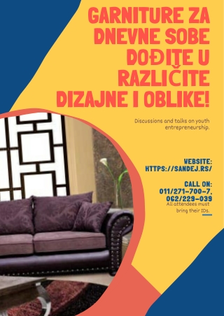 Garniture Za Dnevne Sobe Dođite U Različite Dizajne I Oblike!