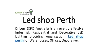 Led shop Perth