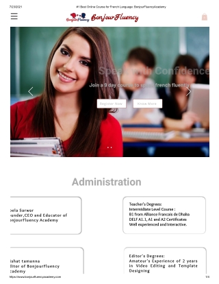 Choose the Best Online Course for French Language | Bonjour Fluency Academy