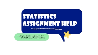 Get the best statistics assignment help in Australia at LiveWebTutors