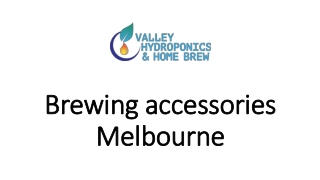 Brewing accessories Melbourne
