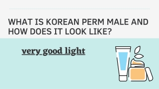 What is korean perm and how does it look like