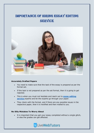 Importance of Hiring Essay Editing Service